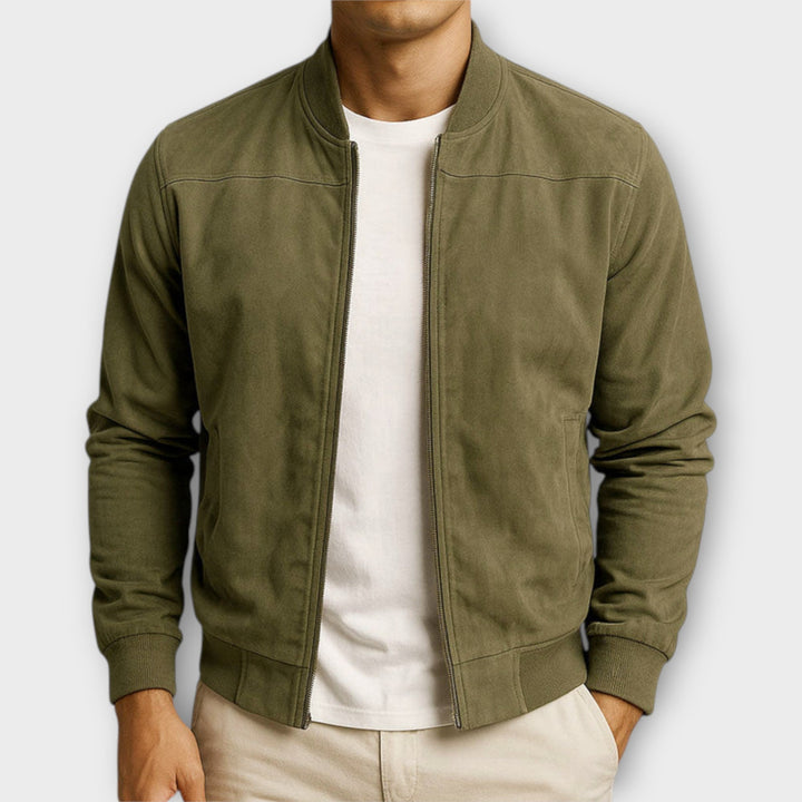 Dario | Authentic Suede Bomber
