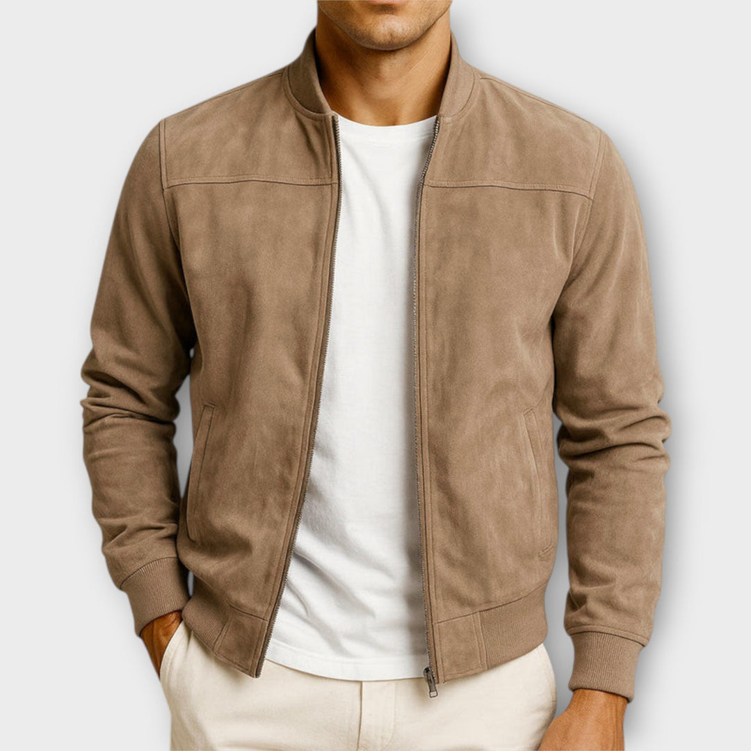 Dario | Authentic Suede Bomber