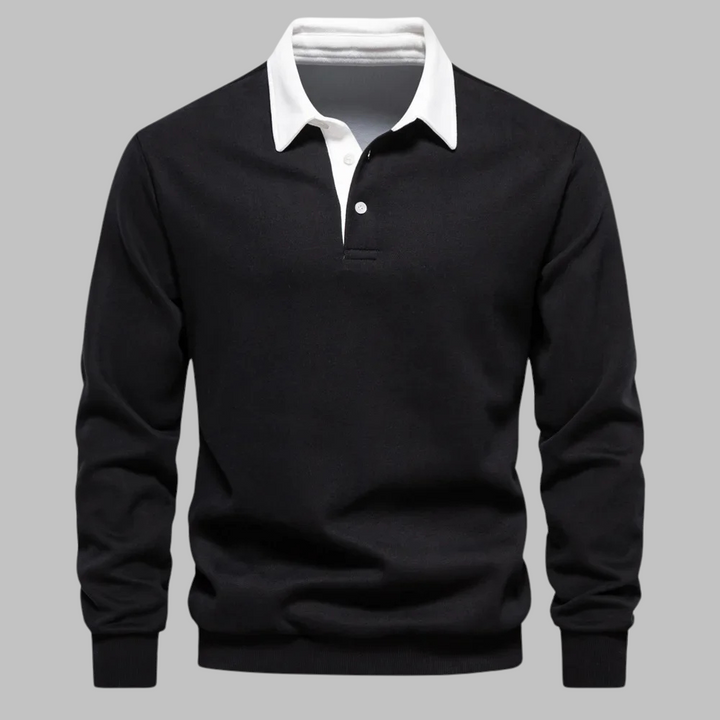 Alex Collins Polo Collar Sweater