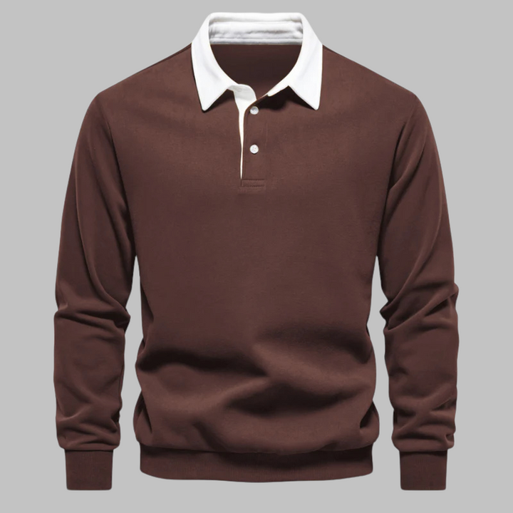 Alex Collins Polo Collar Sweater