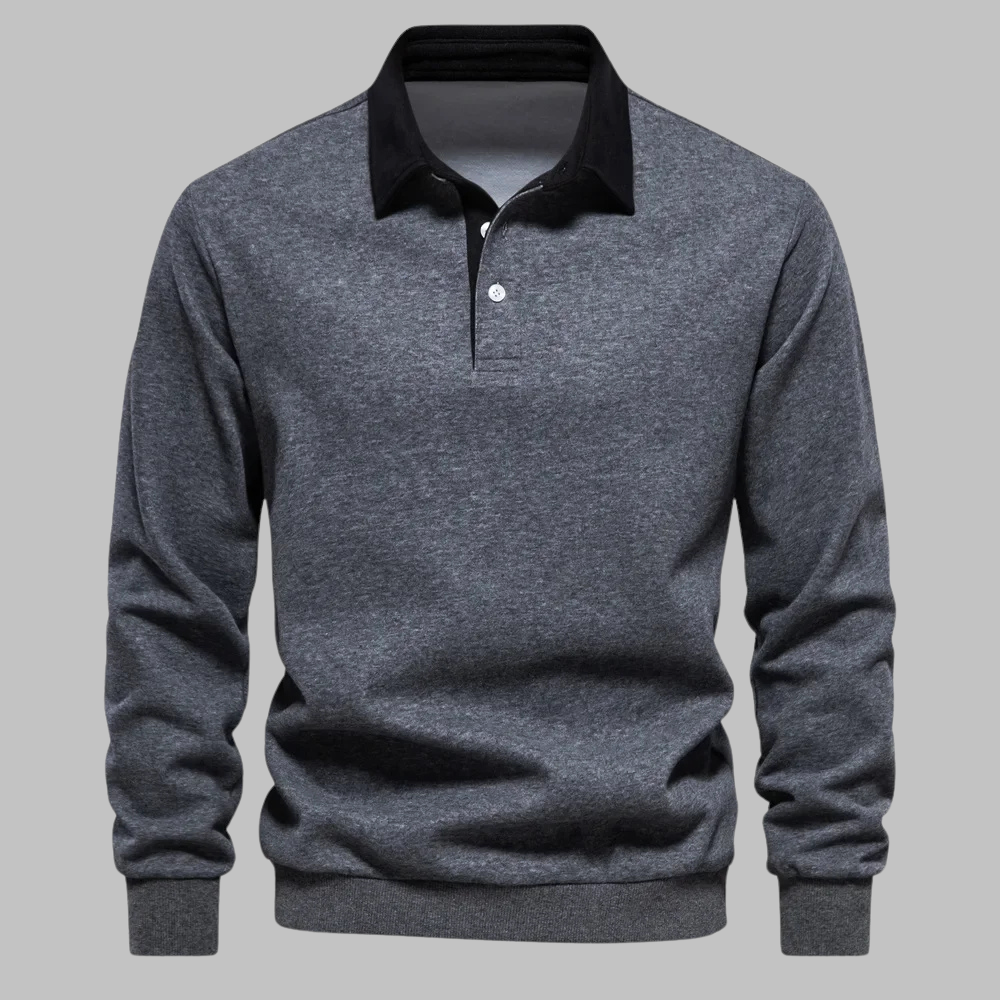 Alex Collins Polo Collar Sweater