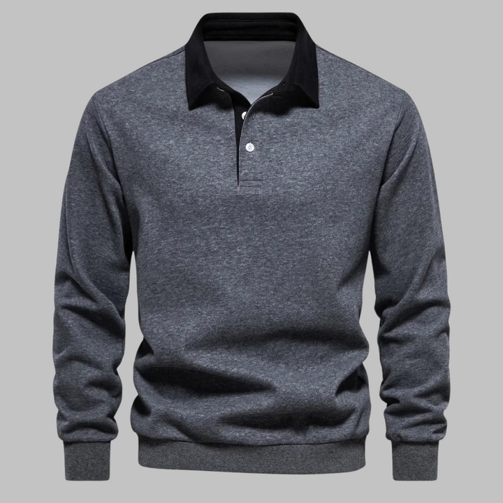 Alex Collins Polo Collar Sweater