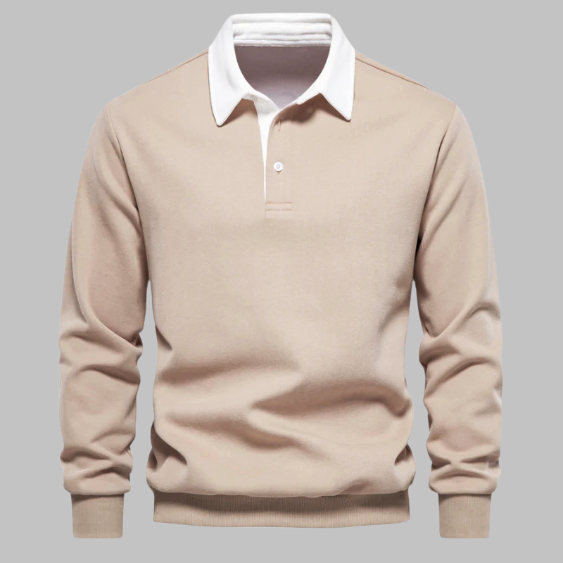 Alex Collins Polo Collar Sweater