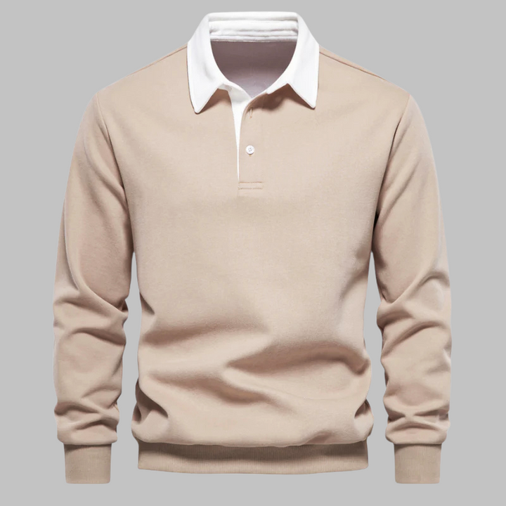 Alex Collins Polo Collar Sweater