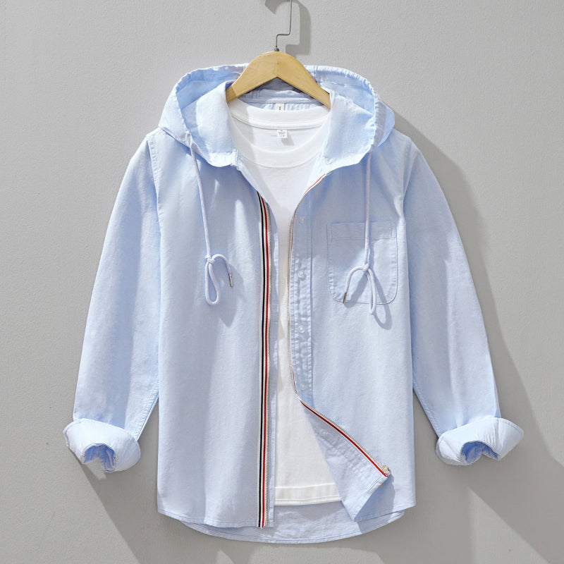 JAMES LINEN HOODIE