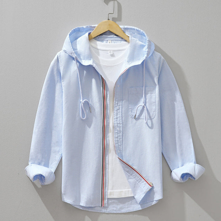 JAMES LINEN HOODIE