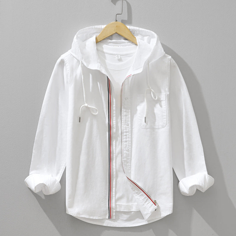 JAMES LINEN HOODIE