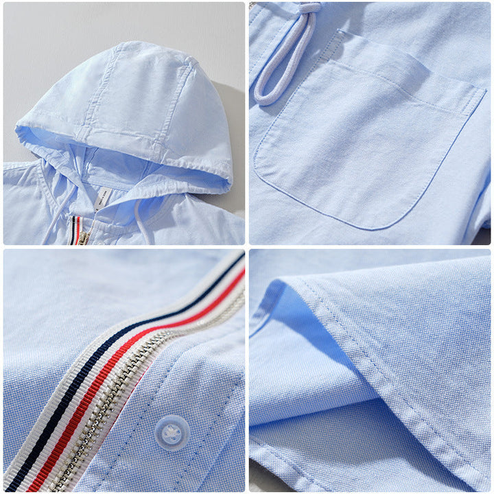 JAMES LINEN HOODIE