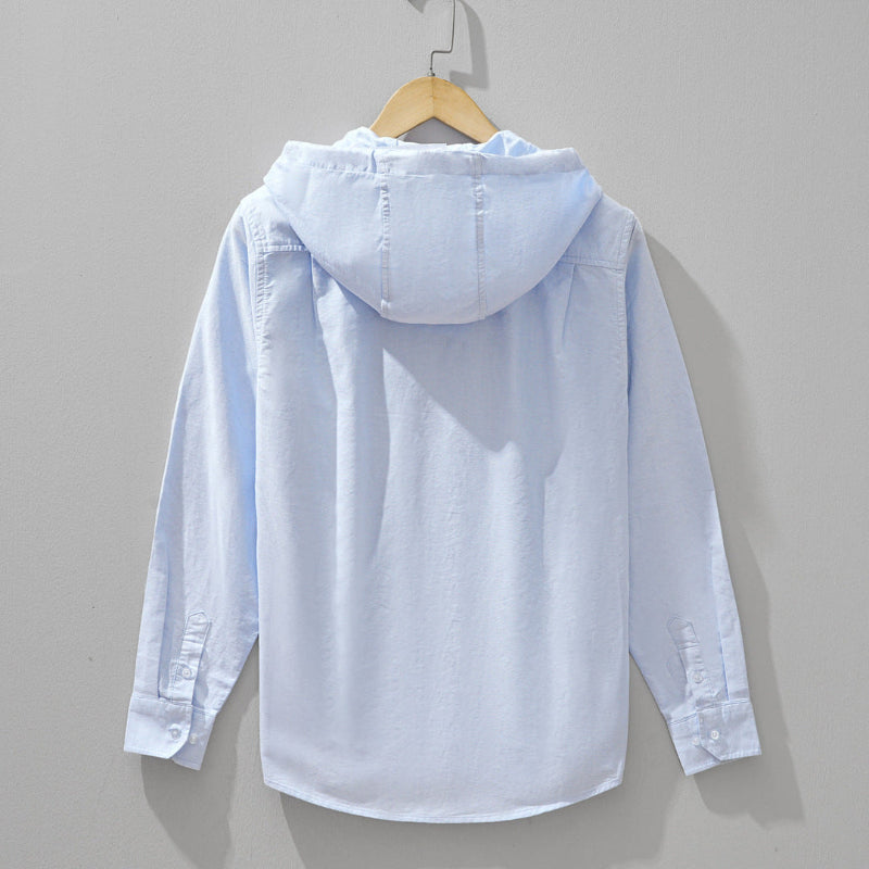 JAMES LINEN HOODIE