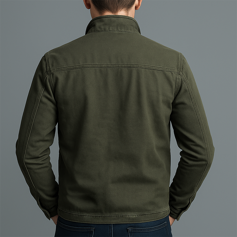 Devin Vintage Cotton Zip Jacket